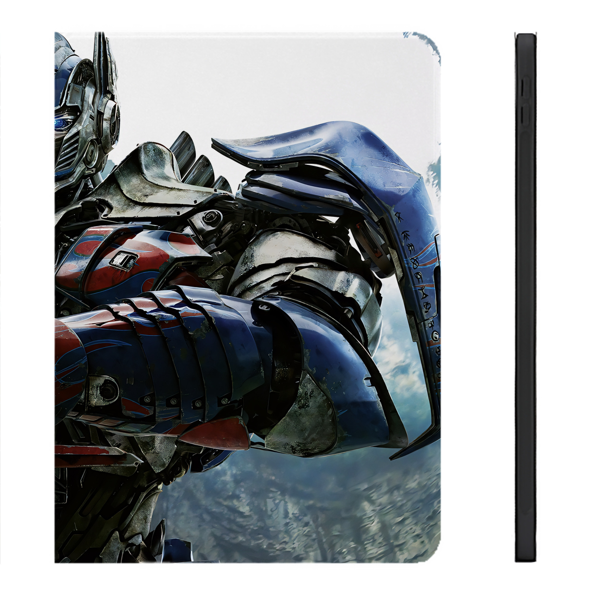 （画像用） Transformers トランスフォーマー IPadケース ペンホルダー付き ブックスタイルデザイン